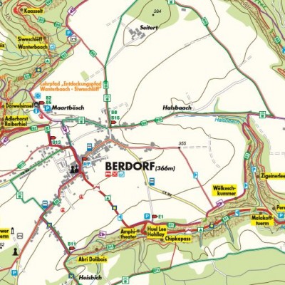 Karte Ausschnitt Berdorf